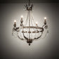 Meyda Lighting Antonia 34" 4-Light Corinth Chandelier