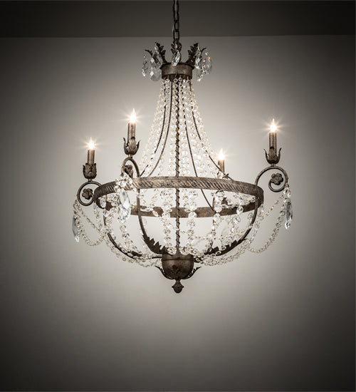 Meyda Lighting Antonia 34" 4-Light Corinth Chandelier