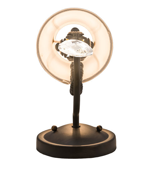Meyda Lighting Antonia 5" Antique Brass Matte Wall Sconce With Beige Natural Linen Textrene Shade