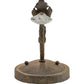Meyda Lighting Antonia 5" Antiquity Textured Wall Sconce With Ivory Faux Candlelight