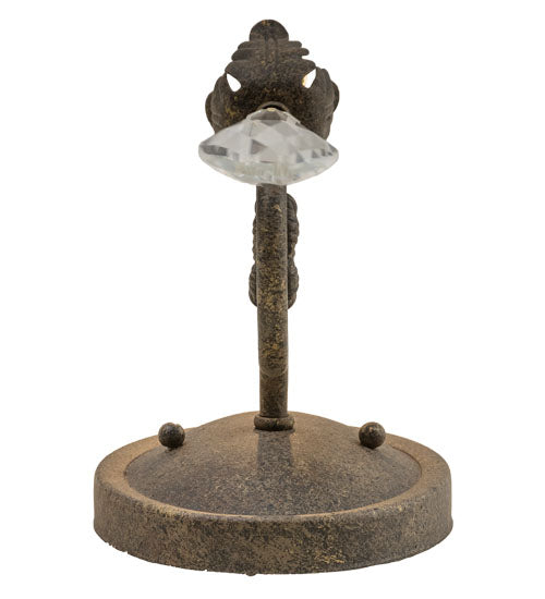 Meyda Lighting Antonia 5" Antiquity Textured Wall Sconce With Ivory Faux Candlelight