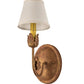 Meyda Lighting Antonia 5" Autumn Leaf Wall Sconce With Natural Textrene Shade