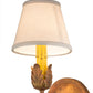 Meyda Lighting Antonia 5" Autumn Leaf Wall Sconce With Natural Textrene Shade
