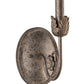 Meyda Lighting Antonia 5" Corinth Wall Sconce With White Parchment Shade