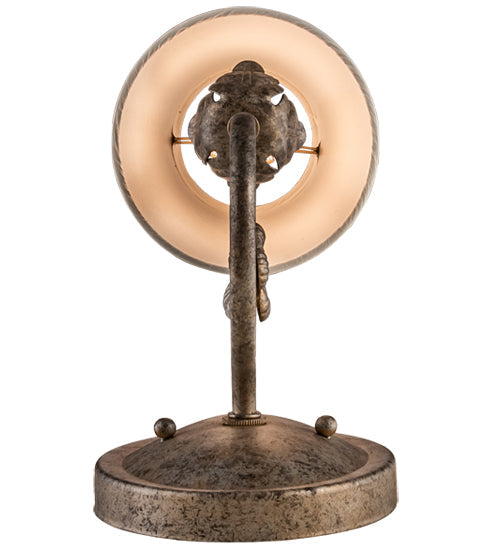Meyda Lighting Antonia 5" Corinth Wall Sconce With White Parchment Shade