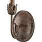 Meyda Lighting Antonia 5" Corinth Wall Sconce With White Parchment Shade