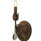 Meyda Lighting Antonia 5" Old Gold Wall Sconce