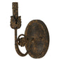 Meyda Lighting Antonia 5" Old Gold Wall Sconce