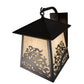 Meyda Lighting Apple Branch 14" Oil Rubbed Bronze Wall Sconce With Bleached Honey Onyx Acrylic Shade