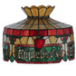 Meyda Lighting Applebee's 16" Personalized Multi-Colored Shade Glass