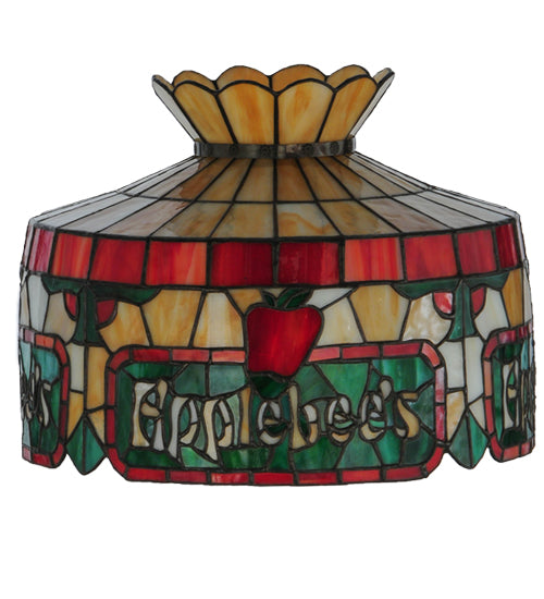 Meyda Lighting Applebee's 16" Personalized Multi-Colored Shade Glass