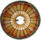 Meyda Lighting Applebee's 16" Personalized Multi-Colored Shade Glass