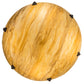 Meyda Lighting Araneta 37" 4-Light Oil Rubbed Bronze Semi-flush Mount Light With Travertine Idalight Shade Glass