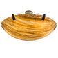 Meyda Lighting Araneta 49" 6-Light Oil Rubbed Bronze Semi-flush Mount Light With Travertine Idalight Shade