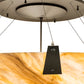 Meyda Lighting Araneta 61" 12-Light Timeless Bronze Semi-flush Mount Light With Travertine Idalight Shade Glass