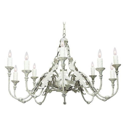 Meyda Lighting Arbor 42" 10-Light Silver Chandelier