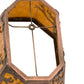 Meyda Lighting Arbre 15" Blackened Copper Frame With Amber Mica Oblong Shade Glass