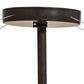 Meyda Lighting Arcas 48" 8-Light Timeless Bronze Semi-flush Mount Light With White Statuario Idalight Shade Glass