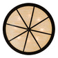 Meyda Lighting Arco 48" 8-Light Timeless Bronze Semi-flush Mount Light With Beige Sahara Taupe Idalight Shade Glass