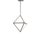 Meyda Lighting Argyle 26" 5-Light Nickel Pendant Light With White Statuario Idalight Shade