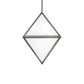 Meyda Lighting Argyle 26" 5-Light Nickel Pendant Light With White Statuario Idalight Shade