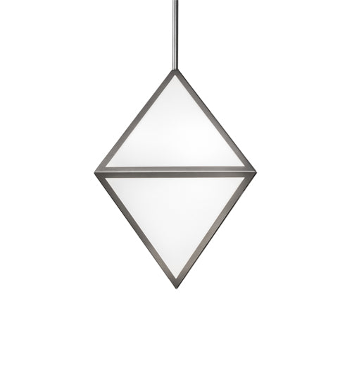 Meyda Lighting Argyle 26" 5-Light Nickel Pendant Light With White Statuario Idalight Shade