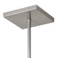 Meyda Lighting Argyle 26" 5-Light Nickel Powder Coat Pendant Light With Teal Blue Shade Glass