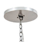 Meyda Lighting Arion 52" 24-Light Nickel Chandelier With Clear Seeded Shade Glass
