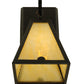 Meyda Lighting Arnage 7" Timeless Bronze Pull Chain Wall Sconce With Beige Art Shade Glass