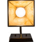 Meyda Lighting Arnage 7" Timeless Bronze Wall Sconce With Beige Art Shade Glass