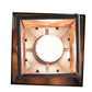 Meyda Lighting Arrowhead 10" Antique Copper Mini Pendant Light With Honey Amber Shade Glass