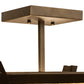 Meyda Lighting Arta 32" 4-Light Tyler Bronze Semi-flush Mount Light With Silver Mica Shade Glass