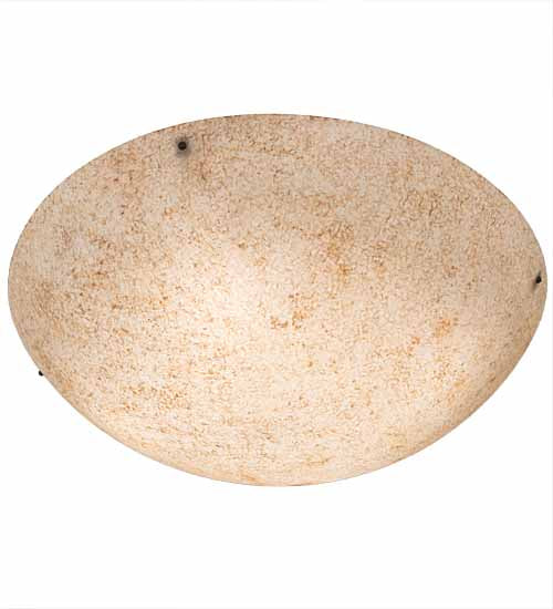 Meyda Lighting Artesia 48" 8-Light Golden Bronze Flush Mount Light With Gold Parchment Idalight Shade