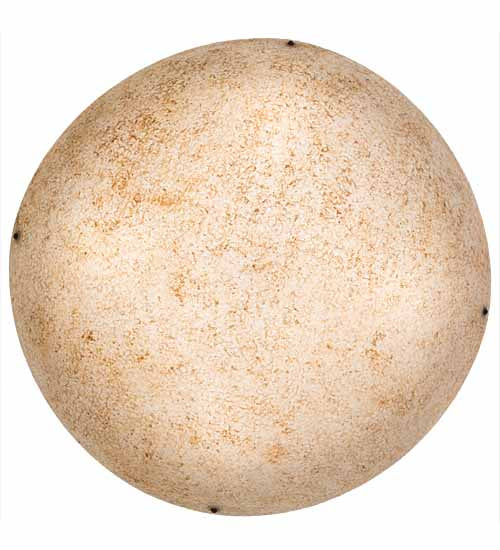 Meyda Lighting Artesia 48" 8-Light Golden Bronze Flush Mount Light With Gold Parchment Idalight Shade
