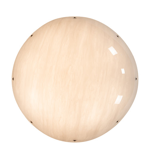 Meyda Lighting Artesia 60" 12-Light Gold Metallic Flush Mount Light With Whitestone Idalight Shade