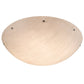 Meyda Lighting Artesia 60" 12-Light Timeless Bronze Flush Mount Light With Whitestone Idalight Shade Glass