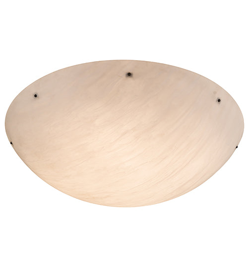 Meyda Lighting Artesia 60" 12-Light Timeless Bronze Flush Mount Light With Whitestone Idalight Shade Glass
