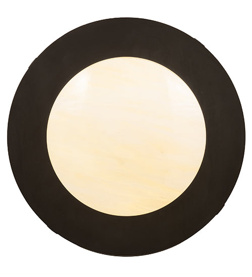 Meyda Lighting Arts & Crafts 20" 4-Light Craftsman Brown Semi-flush Mount Light With Multi-Colored Shade Glass
