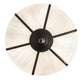 Meyda Lighting Arts & Crafts 234504 18" 3-Light Craftsman Brown Semi-flush Mount Light With White Art Shade Glass