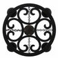 Meyda Lighting Ashley 21" 4-Light Copper Rust Chandelier With Ivory Faux Candlelight
