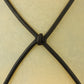 Meyda Lighting Aspen 9" 2-Light Oil Rubbed Bronze Wall Sconce With Clear Seeded Shade Glass