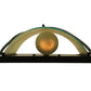 Meyda Lighting Aspen 9" 2-Light Oil Rubbed Bronze Wall Sconce With Clear Seeded Shade Glass