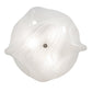 Meyda Lighting Atelier 16" 3-Light White Swirl Glass Organic Flush Mount Light With White Blanco Swirl Shade Glass