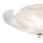 Meyda Lighting Atelier 16" 3-Light White Swirl Glass Organic Flush Mount Light With White Blanco Swirl Shade Glass