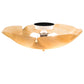 Meyda Lighting Atelier Art 20" 3-Light White Flush Mount Light With Beige Iridescent Shade Glass