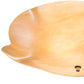 Meyda Lighting Atelier Art 20" 3-Light White Flush Mount Light With Beige Iridescent Shade Glass