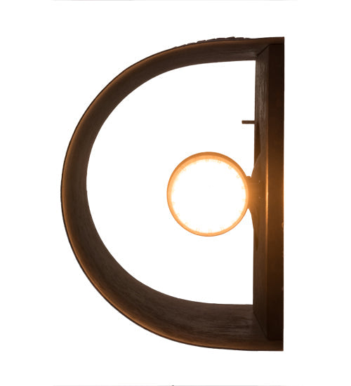 Meyda Lighting Aterra 9" Rusty Nail Wall Sconce