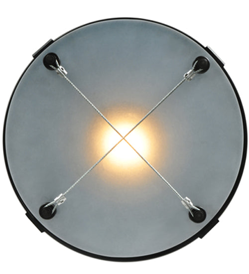 Meyda Lighting Atlantis 18" Antique Brass Pendant Light With Contrail Mist Idalight Shade