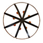 Meyda Lighting Atlas 42" 8-Light Blackwash & Copper Pendant Light