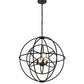 Meyda Lighting Atom Enerjisi 30" 6-Light Timeless Bronze Chandelier